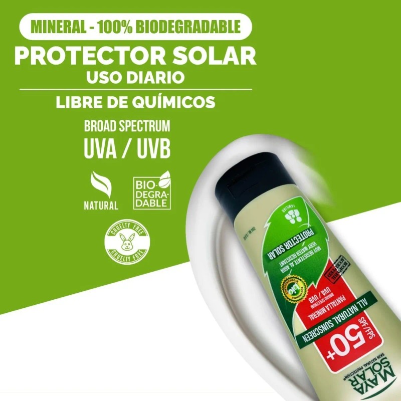 Bloqueador Solar Biodegradable Fps Pantalla Mineral