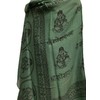 Ganesh Cotton Altar Cloth Prayer Shawl (43" x 66") (Hunter