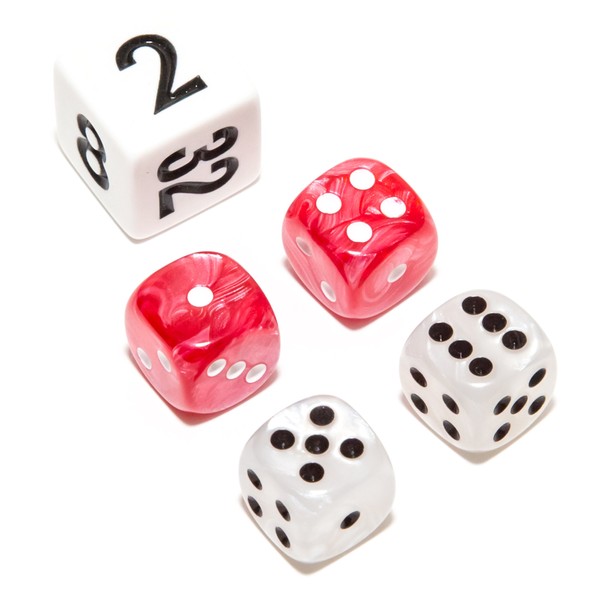 Bello Games Deluxe Marbleized Dice Sets 1/2"