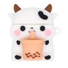 Mouzor Cute Airpods Case, Airpods 2 Case, Boba Tea Cow