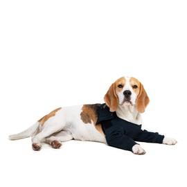 MPS Medical Pet Shirt, Double Front Leg Cuff for Dogs, S