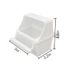 BRYHZKCM Small Bird Slot Feeder No Mess Cage Hanging Feeder
