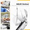 BIBURY Multitool Pliers,19-in-1 Pocket Multi-Tool w/Screwdriver Sleeve,Wire Cutters, Spring-Action Scissors