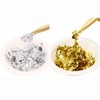 Meiyea 2 Packs of Gold Leaf Gilding Flakes Imitation Gold