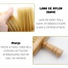 Veraly Cepillo Madera Limpieza De Cuello Barbería / Peluquería 1p