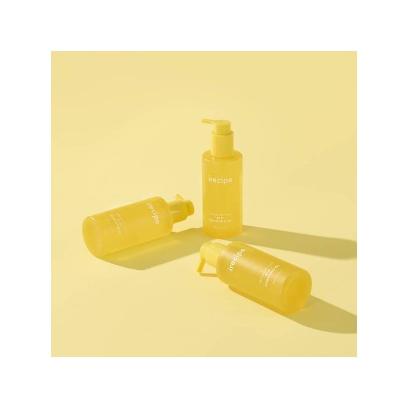 Irecipe 세라마이드 블랙헤드 피지스케일링 유자 바이오 클렌징 오일 200ml+20ml Ceramide