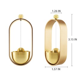 Shopkeepers Bell for Door Opening, Door Chime for Business when Entering, Entrance Hanging Doorbell Decoration and Business Decorations, Door Bell when Dog, Cat Go Outside - Creative Gift (Pink)