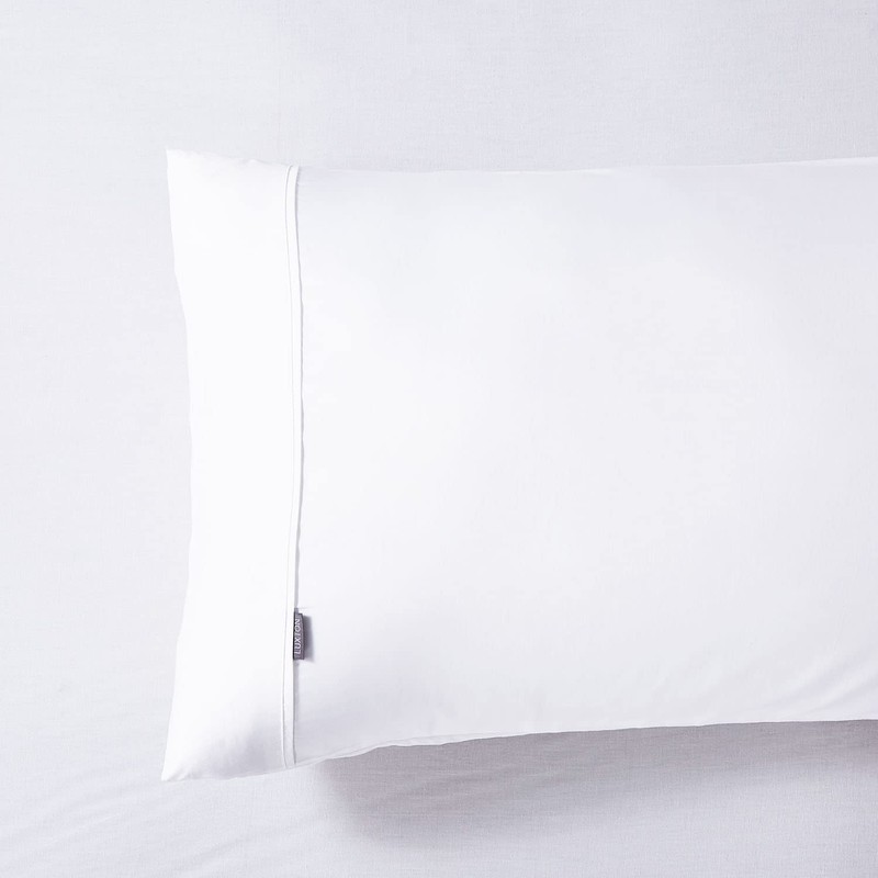 Set of 2 Luxton 100% 1000TC Cotton Pillowcases Standard Size