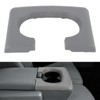 Center Console Cup Holder Pad Armrest Lid Cover Gray Fit