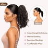 REECHO Ponytail Extension, Claw Clip in Ponytail Hair Extensions 12