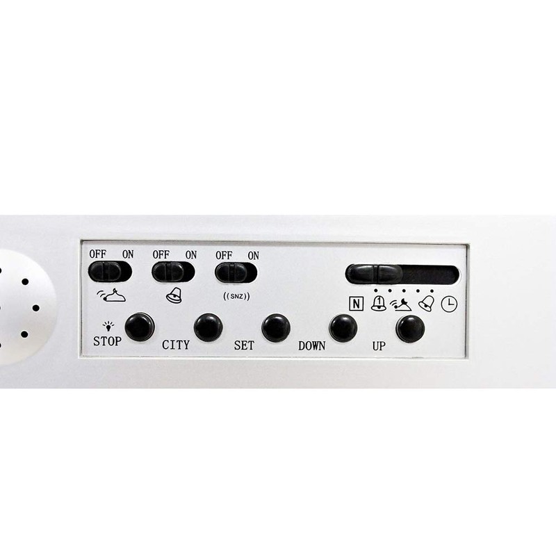 Accrie Azan Calendar Muslim Prayer Wall Clock Alarm with LCD