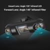 Amacam AM-DC07 Dual Dash Cam-Full HD Forward View 140°. Interior