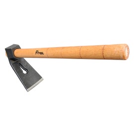 Forged Woodworking Hammer, Woodcarving Straight Adze, Axe with Claw Hammer, Adze Hammer 1.7LB