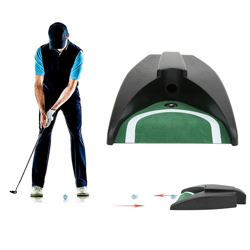Golf Electric Automatic Return Device Putt Push Rod Training Equipment