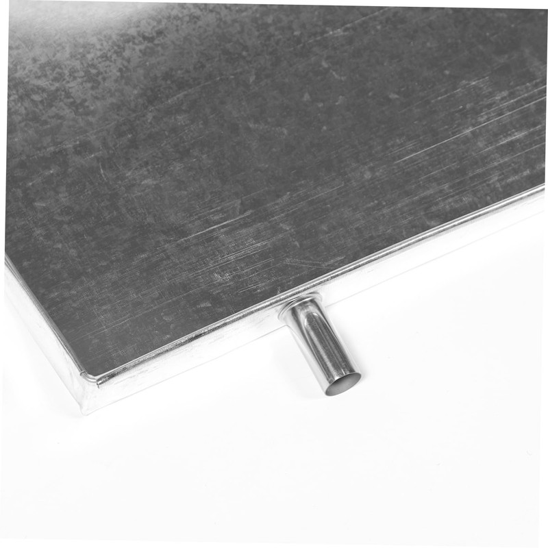 ORFOFE Air Conditioner Drain Pan 15.74In Galvanized Iron Drip Tray