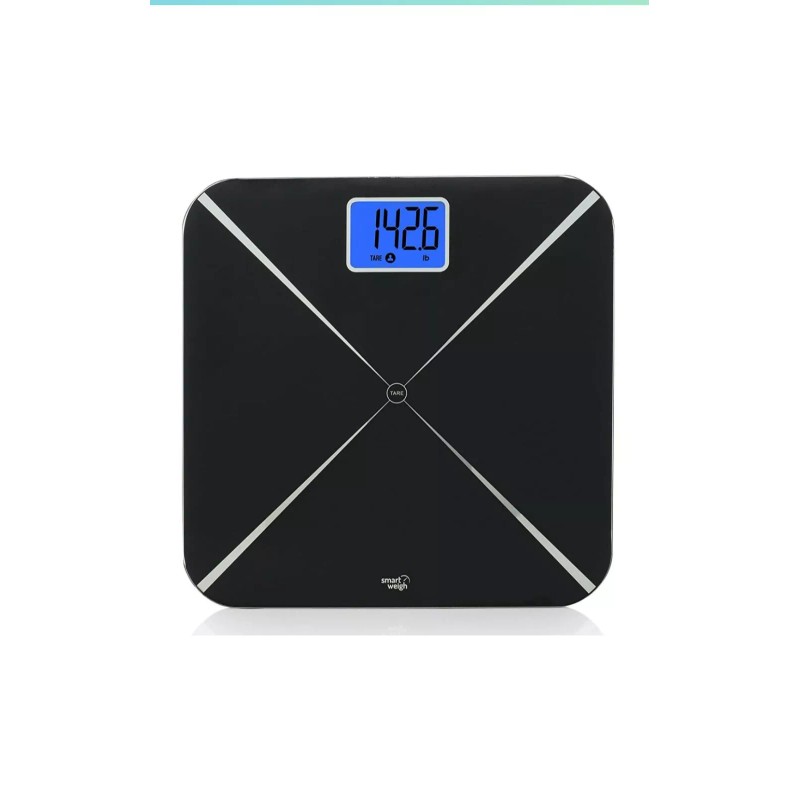 SMART WEIGH SMART TARE BODY SCALE - STS200-BLK - 440lb/200kg