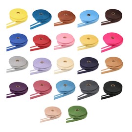 Faux Suede Strap Tape Trimming, Two Size Widths 10mm & 20mm, 22 Colours, Strong Soft Smooth Leather Suede Trim Braid by Neotrims. Pliable 2mm Thick Fake Suede Ribbon for Multi Purpose Crafts.