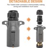 Oyviny RV 7 Pin Trailer Plug with IP68 Waterproof Seal