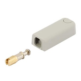 Hafele Grey Sprung Push Catch for Opening Door Without Handles Steel & Plastic