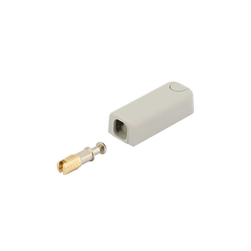 Hafele Grey Sprung Push Catch for Opening Door Without Handles