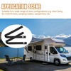 Wuyaoyao 4PCS RV Door Straps, 18 Inch RV Sliding Door