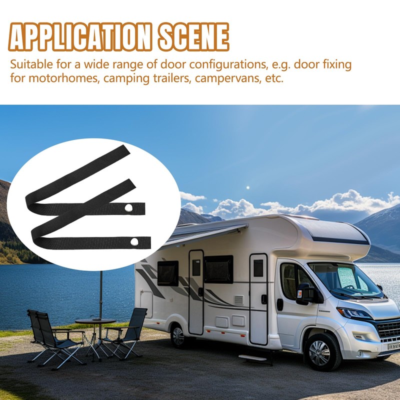 Wuyaoyao 4PCS RV Door Straps, 18 Inch RV Sliding Door