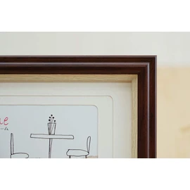 VANJOH 105927 CF-2LPL-CL Photo Frame, Cafe Frame, 2L/Post/L, Cafe Latte, Stylish, Cute