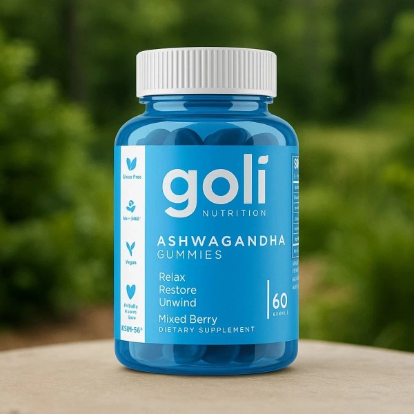 Goli Nutrition Ashwagandha Mixed Berry Gummies, 60 count