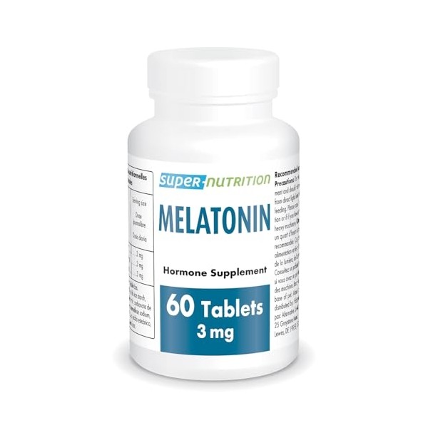 Supersmart - Melatonin 3mg (Fast Dissolve) - Natural & Restful