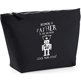 Hippowarehouse Becoming A Father Is Just An Excuse To Play With Cool Kids Toys! printed make up cosmetic wash bag 18x19x9cm