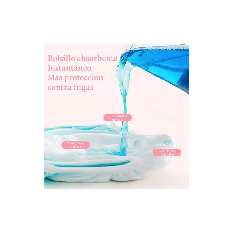 6pcs Pañales Calzones Entrenadores Reutilizables Ecológico