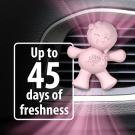 Little Joya 96017 Cotton Candy Car Air Freshener Vent Clip Provides Long-Lasting Freshness in a Compact Design, Fights Odors for up to 45 Days, Cute Car Odor Eliminator, Non-Toxic, Pack of 1