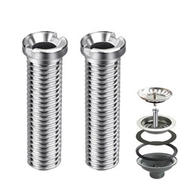 Hollow Screw Sink Hollow Screws Sink Hollow Screw M12 x 45 mm 304 Kitchen Franke Sink Replacement Parts Accessories Kitchen Sink for Drain Fitting Strainer Basket Valve Screws for Sink Strainer (45 mm