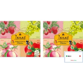 Jeanuts Provence Series Fruit Tea Assortment 40p Set of 2 with Original Open Date Stickers