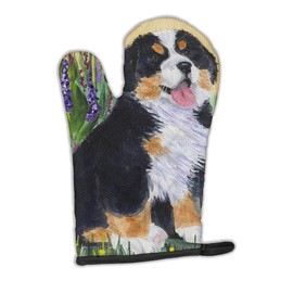 Caroline's Treasures SS8215OVMT Bernese Mountain Dog Oven Mitt Heat Resistant Thick Oven Mitt for Hot Pans and Oven, Kitchen Mitt Protect Hands, Cooking Baking Glove