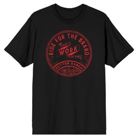 Yellowstone Ride for The Brand Men's Black T-Shirt-XL