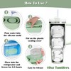 Cup Ice Cube Tray Accessories, Ice Cube Tray with Lid