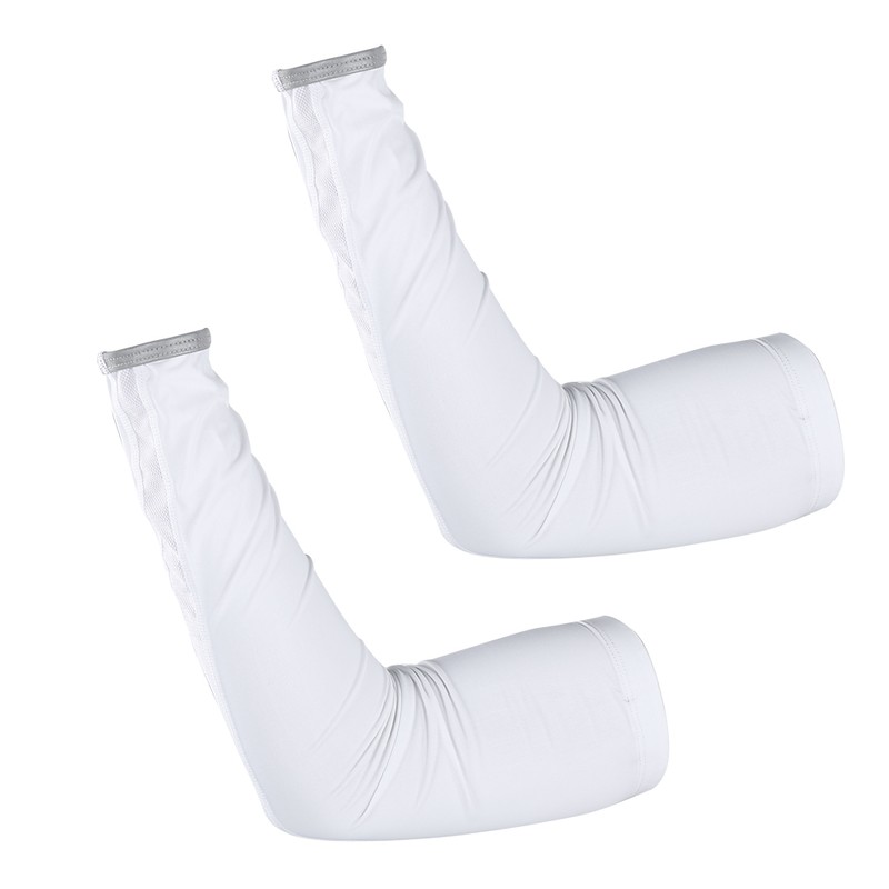 1 Pair Breathable Mesh Arm Warmer Sunscreen Arm Covers with