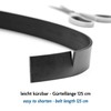 Fa.Volmer ® Men's Genuine Leather Belt with Ratchet Automatic Buckle