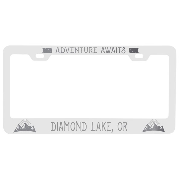 R and R Imports Diamond Lake Oregon laser engraved Metal