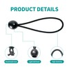 Ball Bungee Cord Heavy-Duty Versatile Indoor or Outdoor Use, Tarp