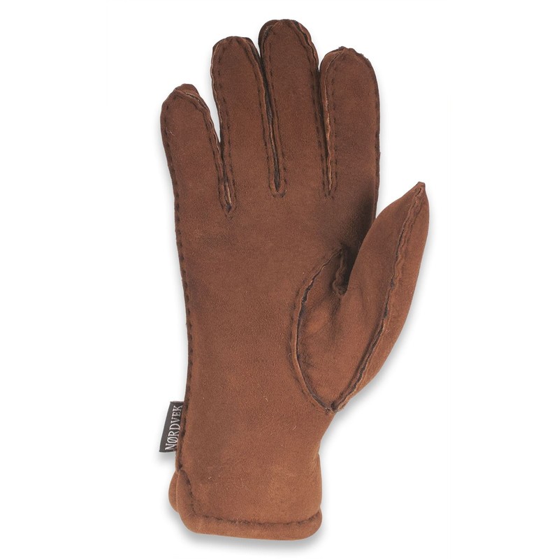 Nordvek Ladies Sheepskin Gloves - Thick & Warm Suede #