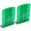 Laser Target Board, Laser Magnetic Target with Reflectors, Magnetic Target