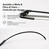 Zuquik Parasole per Auto a Ombrello 145 x 85cm con