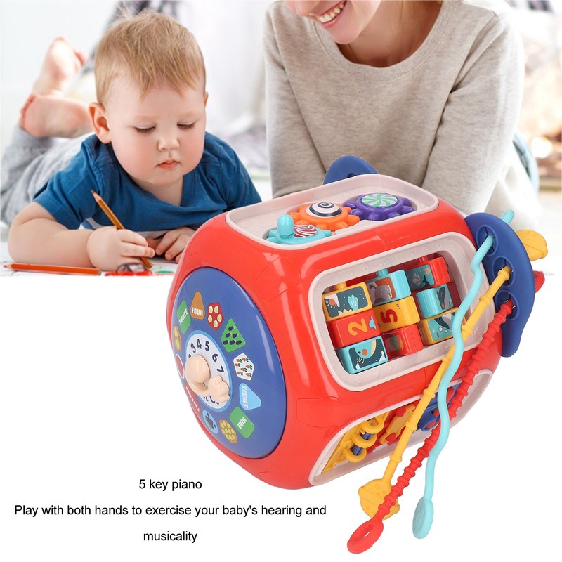 Activity Play Cube Toy 20 in 1 Music Light Effect