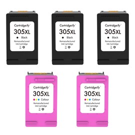 Cartridgeify 305 XL Colour Printer Cartridges Compatible with HP 305 305XL Cartridges for Deskjet 2320 Envy 6010 6010e 6020 6020e 6022 6022e 6030 6030e 6032 6032e 6420e 6430e, Envy 6420 6422 6430 6432