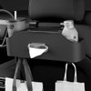 Car Rear Backseat Extra Multifunctional Drink Cup Holder with Tissue
