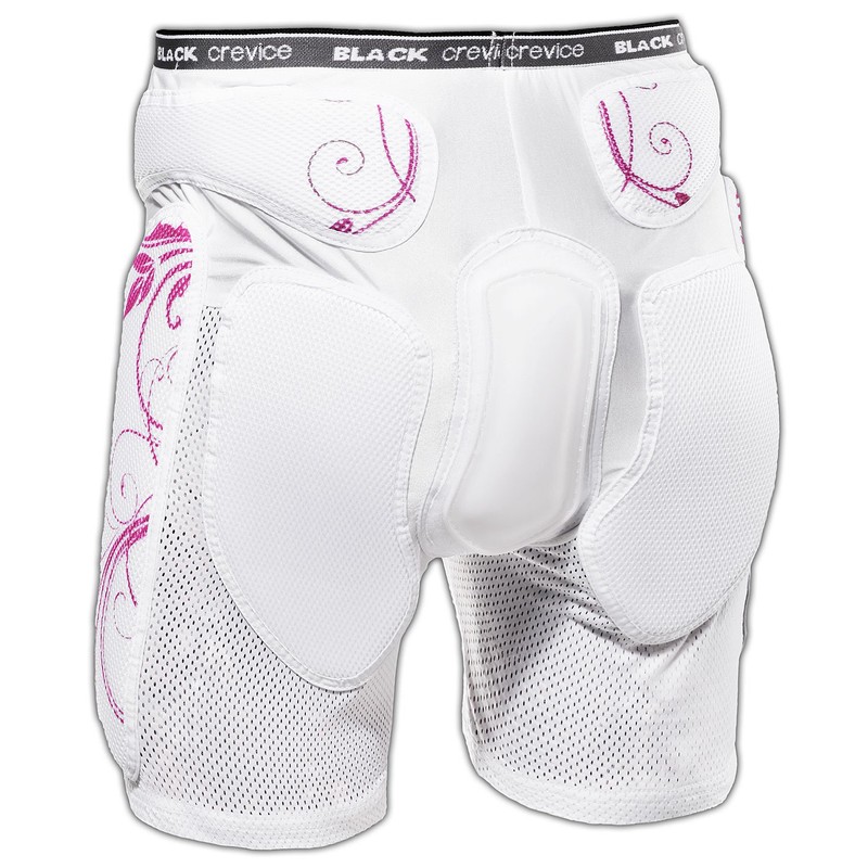 Black Crevice Women's Protector Shorts White white Size:XL