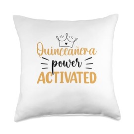 Quince Años 15 XV Birthday Quinceanera Throw Pillow