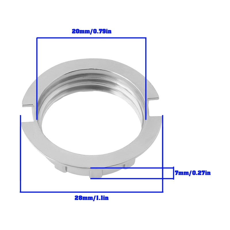 LT Easiyl 8x G9 Silver Alloy Conversion Lamp Holder Ring